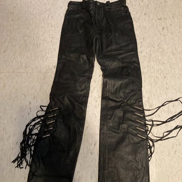 Women's Heavy Lined Vintage Harley Davidson Pants - Picture 1 of 8